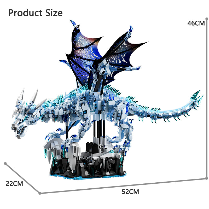 Ice Dragon Assembly Building Block Set – 1646 Pieces