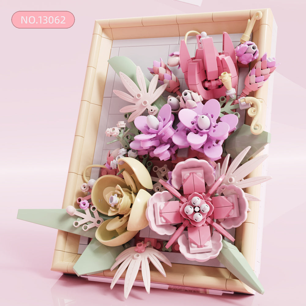 Creative Flower Photo Frame Building Blocks Set – 726 PCS