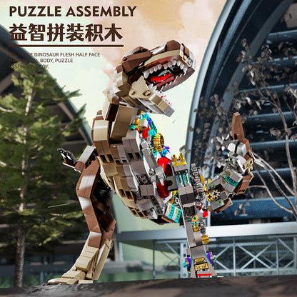 BrickEgo Mechanical T-Rex Dragon Build | 1388 Pieces Advanced Creative Building Set (Ages 14+)