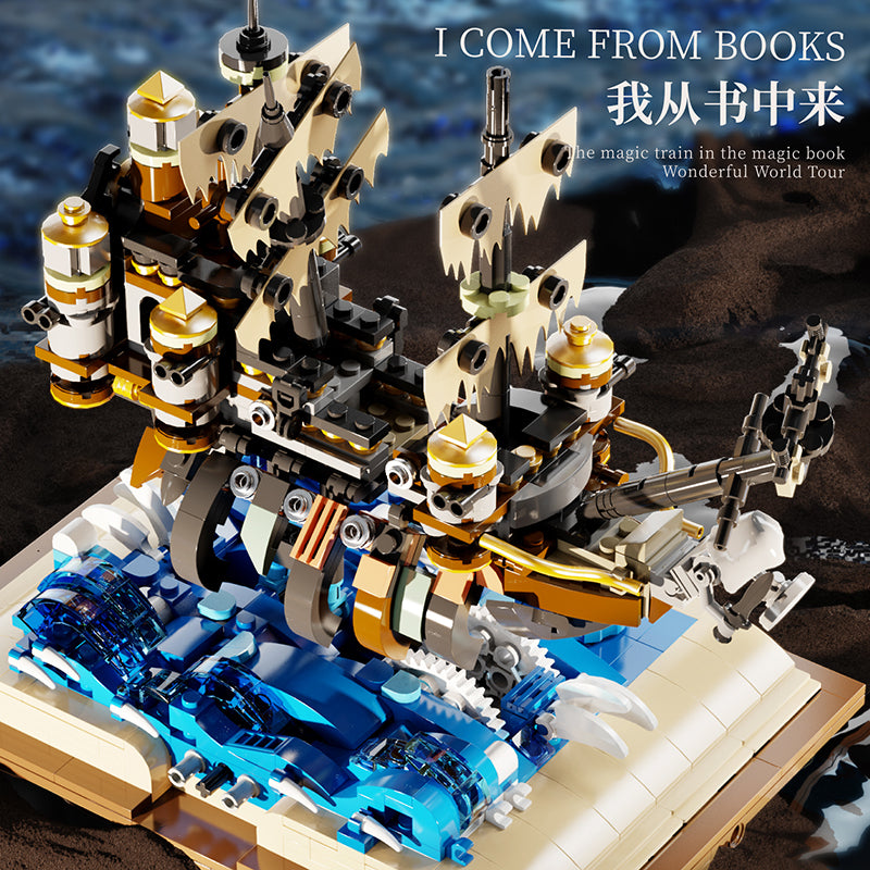 BrickEgo Mary Ship – Fantasy Mechanical Display Build | 1028 Pieces