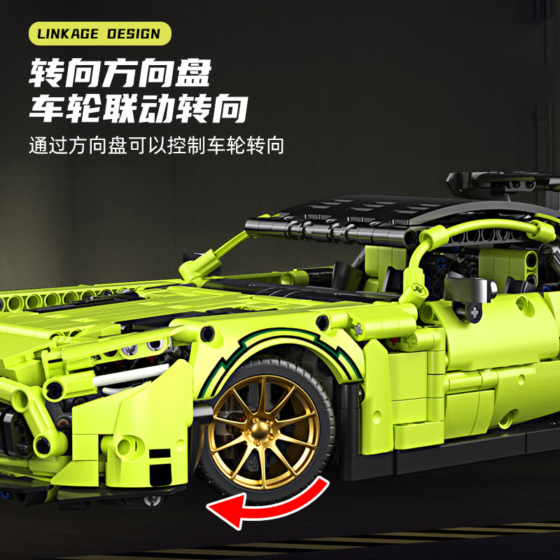 BrickEgo Master Series Super Racing Car – 1466 PCS Advanced MOC Speed Build