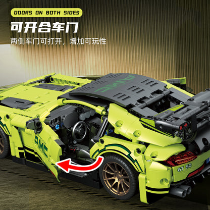 BrickEgo Master Series Super Racing Car – 1466 PCS Advanced MOC Speed Build