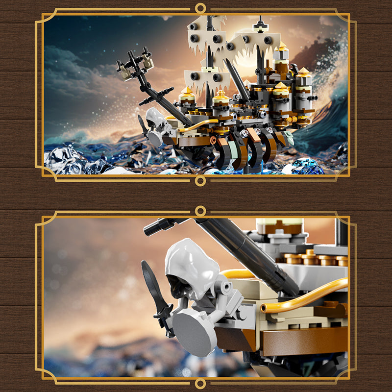 BrickEgo Mary Ship – Fantasy Mechanical Display Build | 1028 Pieces