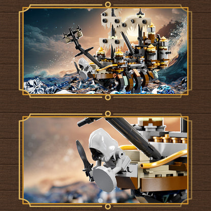 BrickEgo Mary Ship – Fantasy Mechanical Display Build | 1028 Pieces