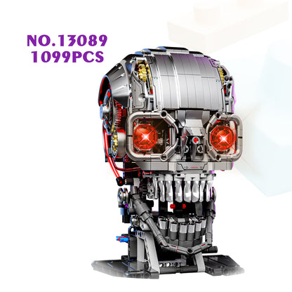Mechanical Skeleton Skull – Advanced MOC Building Block Model (1099 PCS)