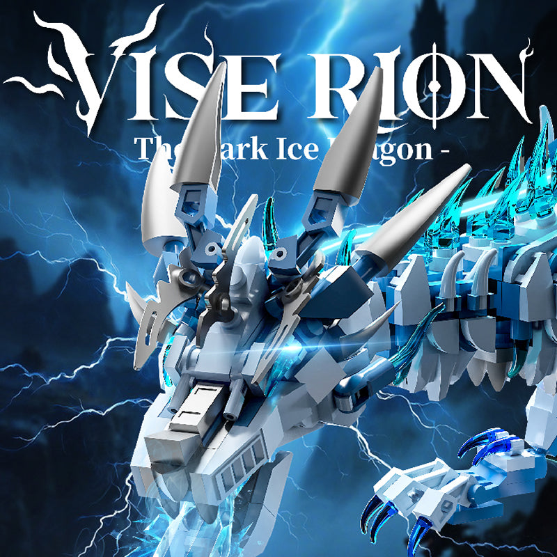 Ice Dragon Assembly Building Block Set – 1646 Pieces