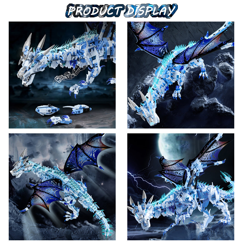 Ice Dragon Assembly Building Block Set – 1646 Pieces