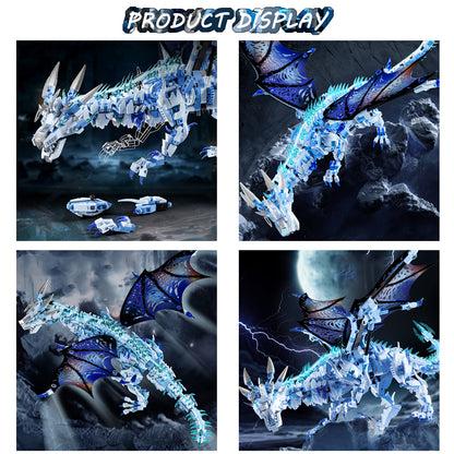Ice Dragon Assembly Building Block Set – 1646 Pieces