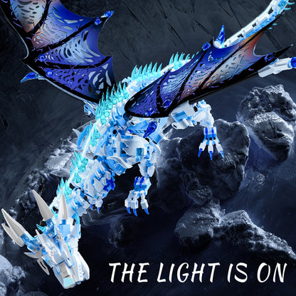 Ice Dragon Assembly Building Block Set – 1646 Pieces